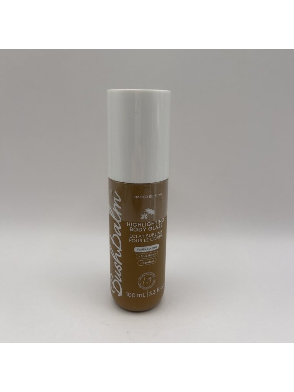 Bushbalm Highlighting Body Glaze Vanilla Coconut New Limited Edition 3.3 Fl Oz